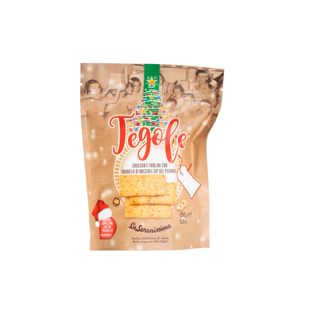 Tegole biscotti - busta natale La Serenissima
