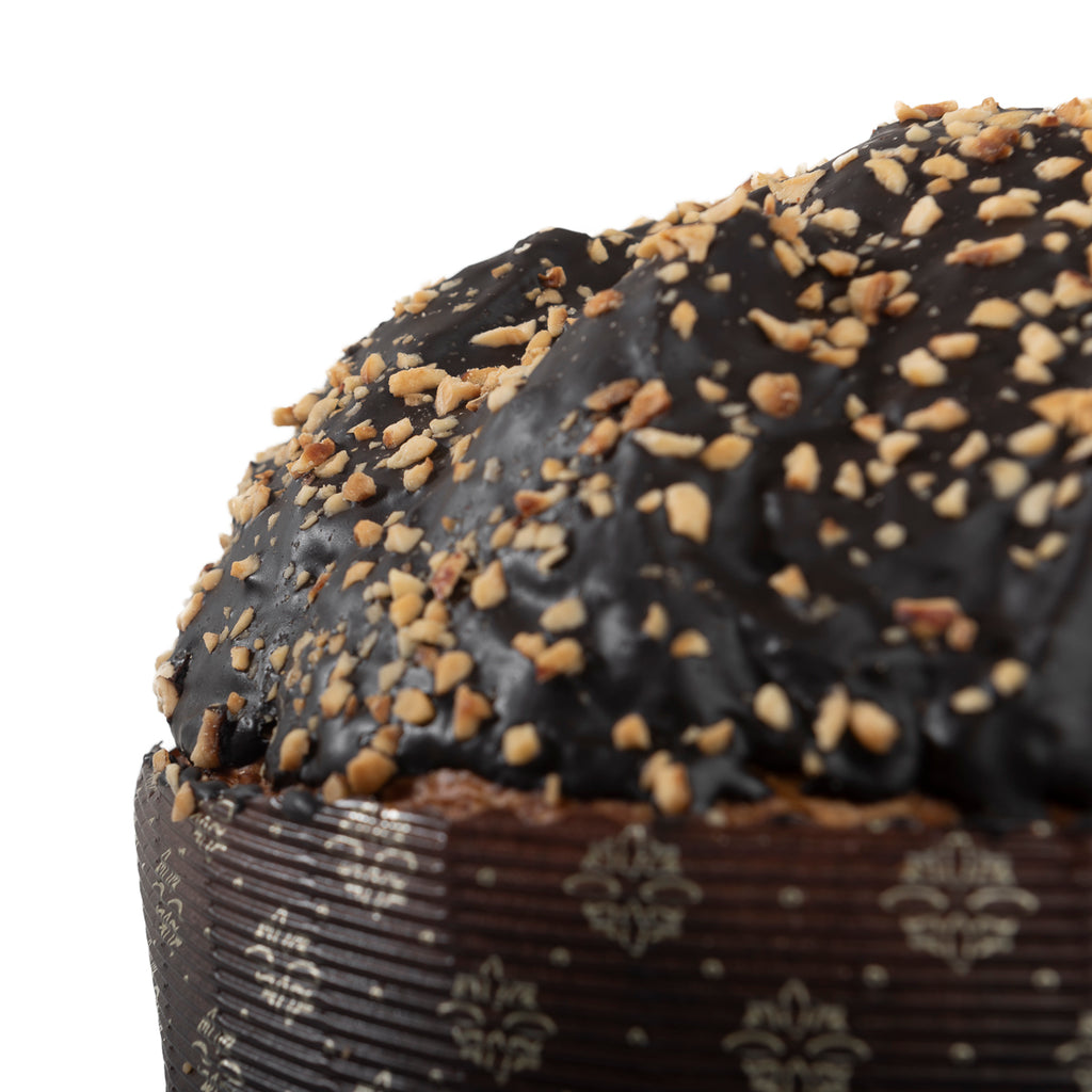 Panettone artigianale al cioccolato - Con crema tre monti al cioccolato la-serenissima-sm