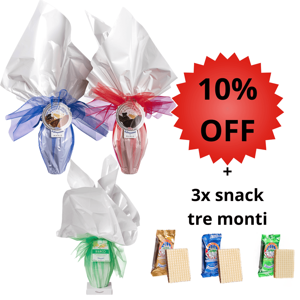 Bundle uova di Pasqua e snack tre monti - la - serenissima - sm