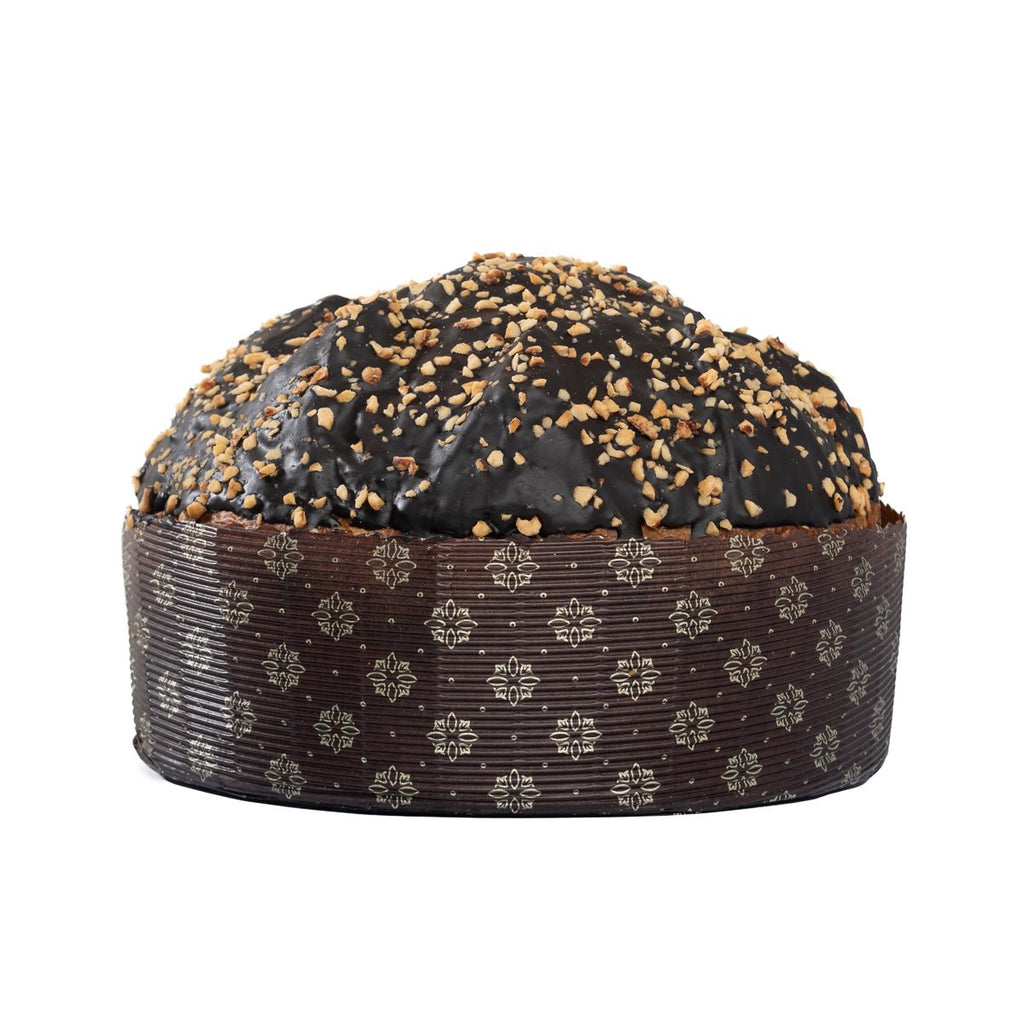 Panettone artigianale al cioccolato - Con crema tre monti al cioccolato - la - serenissima - sm