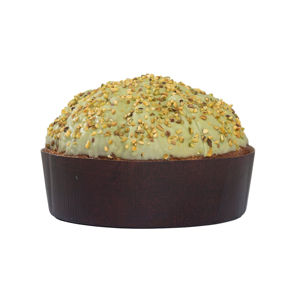Panettone artigianale al pistacchio - Con crema tre monti al pistacchio - la - serenissima - sm