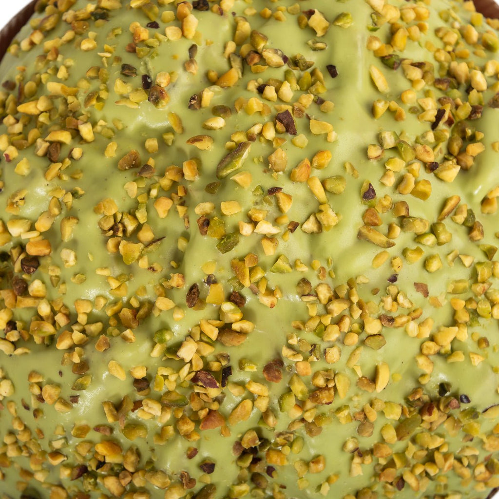 Panettone artigianale al pistacchio - Con crema tre monti al pistacchio - la - serenissima - sm