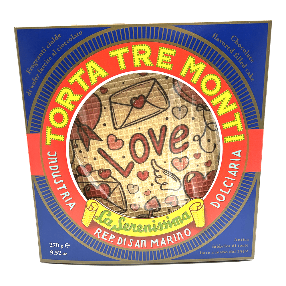 Torta Tre Monti Cioccolato - San Valentino LOVE - la - serenissima - sm